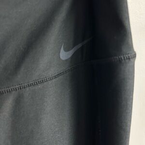 Nike dry fit boot cut pants - black